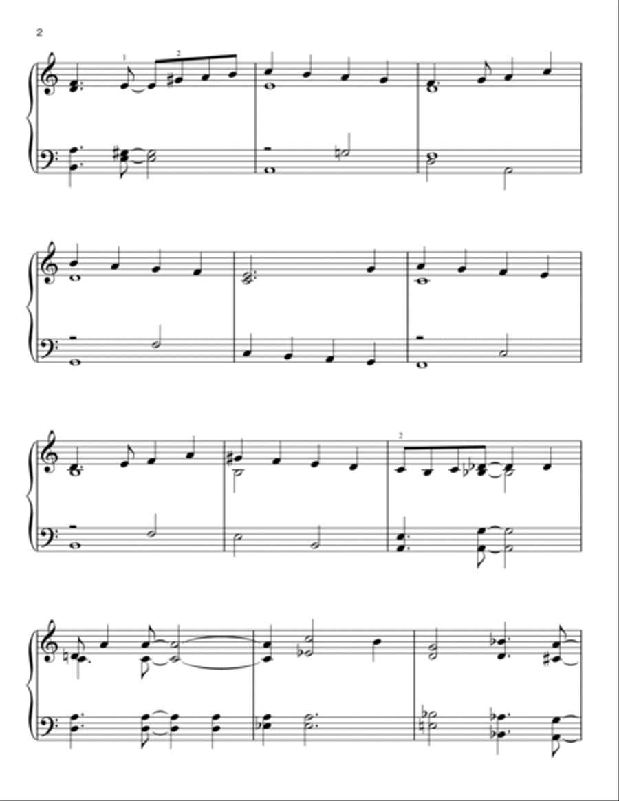 Fly Me To The Moon (In Other Words) Easy Piano scores gallery preview page 2