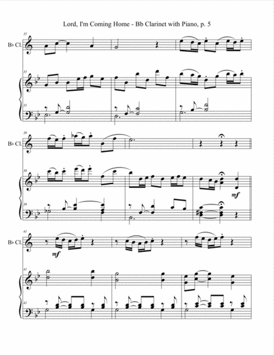 CLASSIC HYMN SUITE (for Bb Clarinet and Piano with Score/Parts) image number null