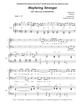 Wayfaring Stranger (with "I Want Jesus To Walk With Me") (Duet for Tenor and Bass solo)