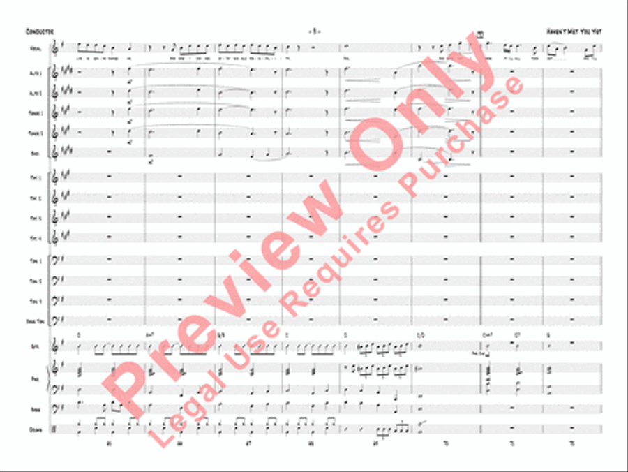 Haven't Met You Yet Jazz Ensemble scores gallery preview page 12
