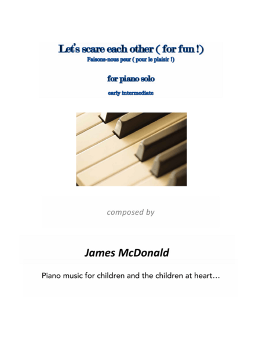 Let's scare each other (for fun!) Piano Method scores gallery preview page 1