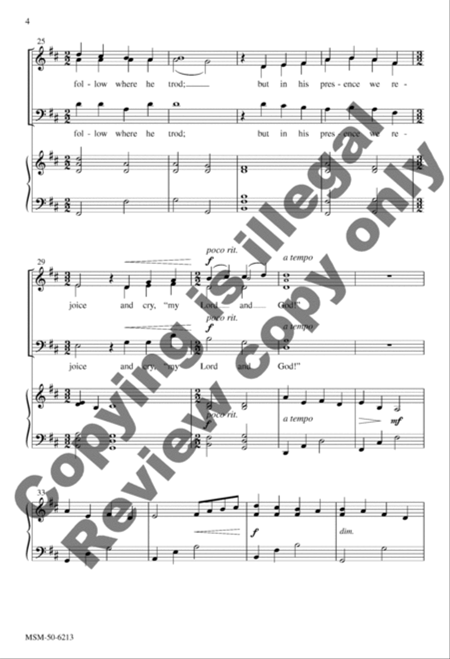 We Walk by Faith We Walk by Faith 3-Part scores gallery preview page 4