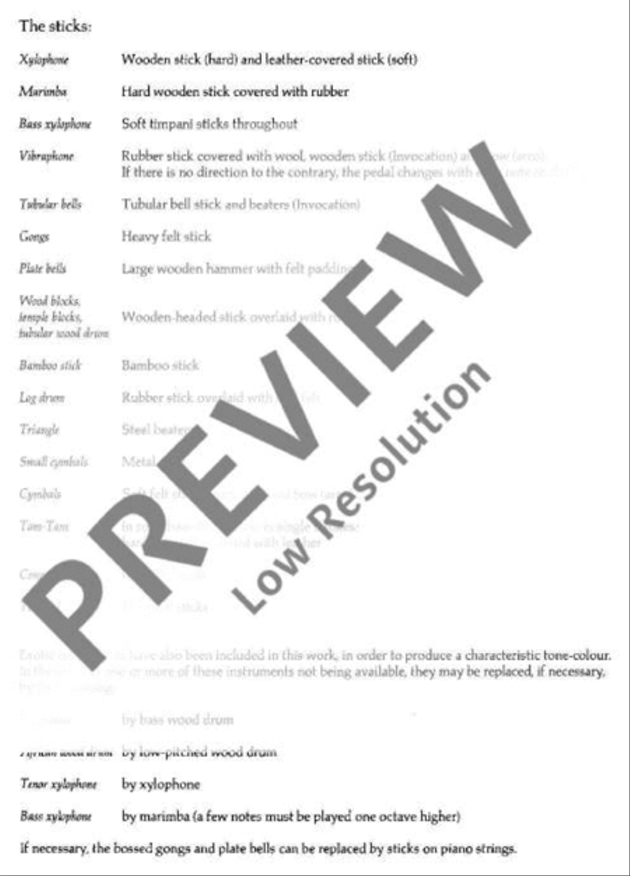 Katalog IV Percussion scores gallery preview page 8