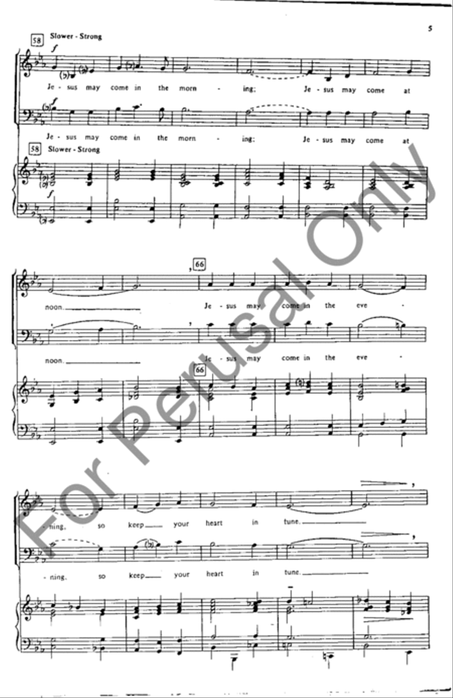 Whisper A Prayer 4-Part scores gallery preview page 5