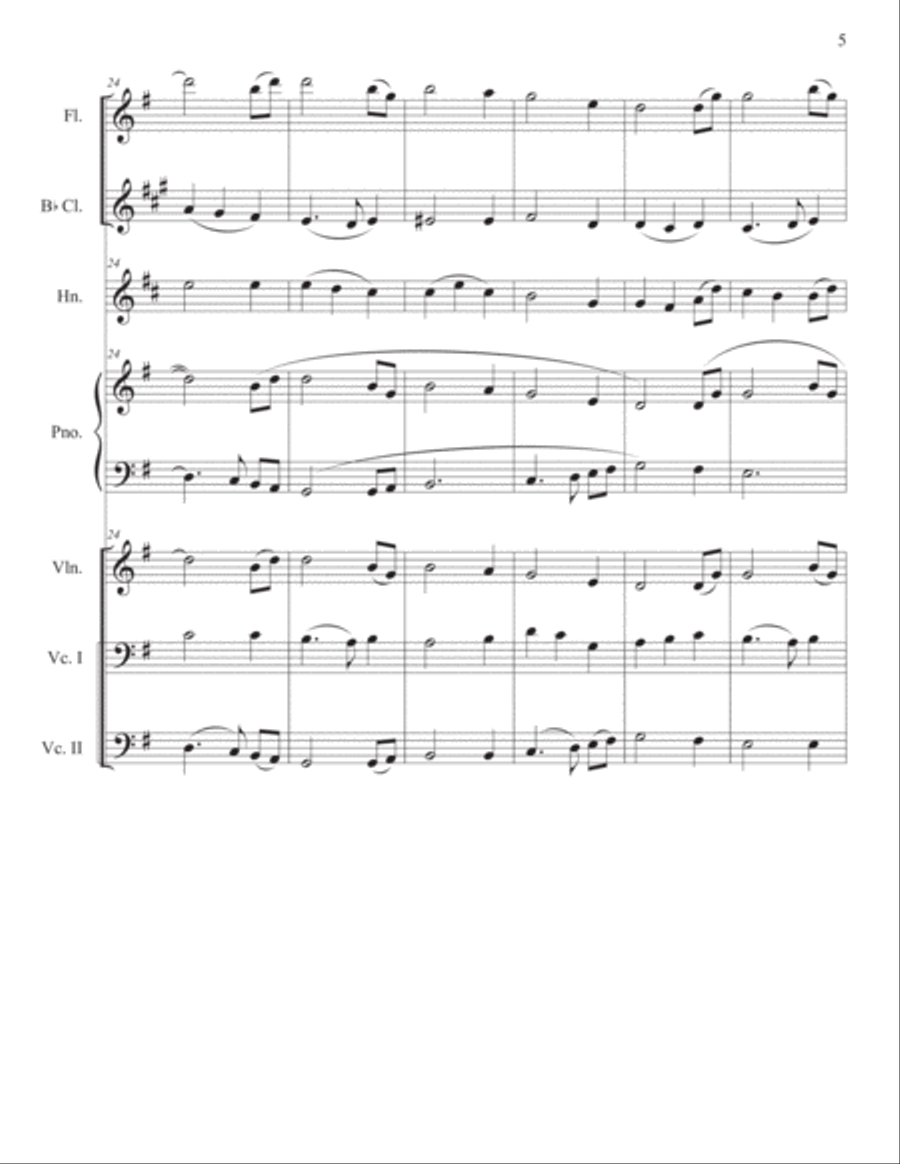 Amazing Grace Small Ensemble scores gallery preview page 6