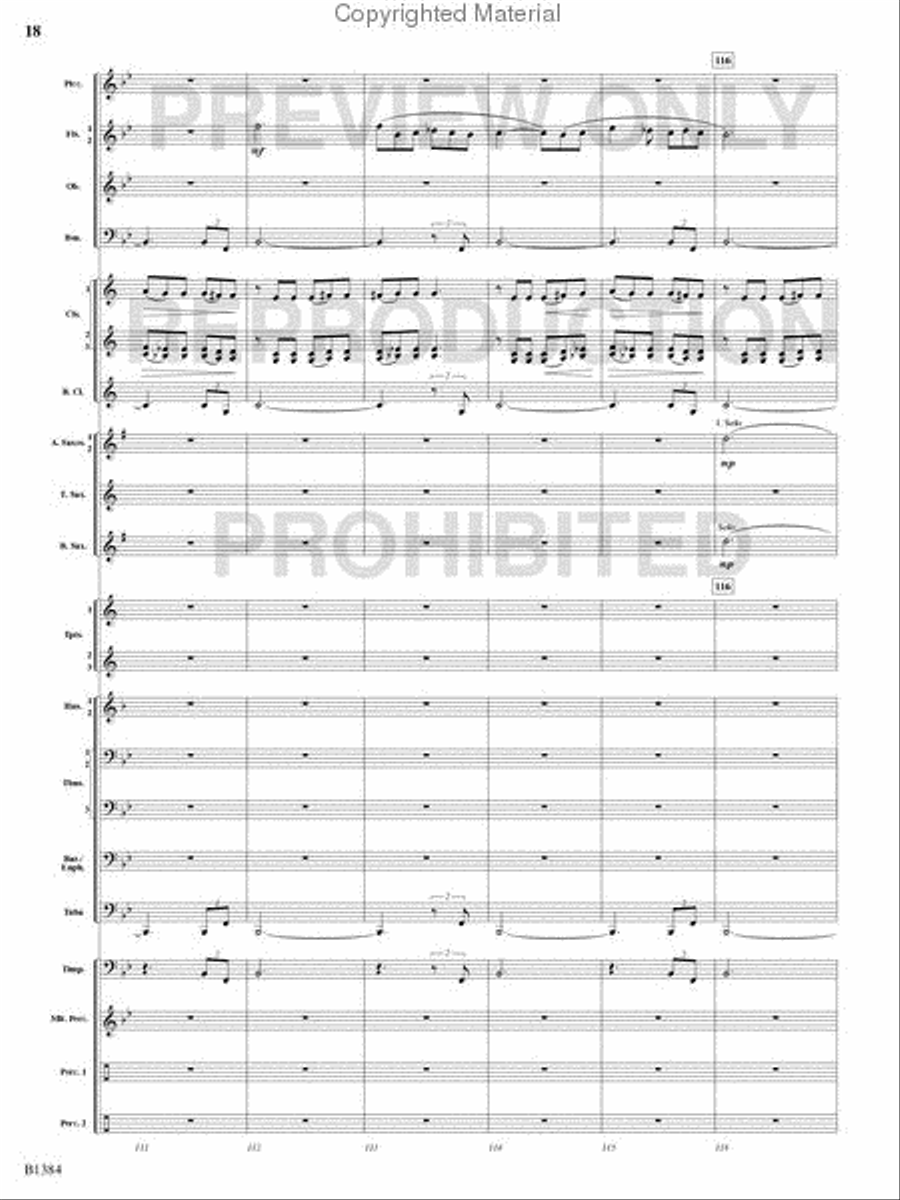 Summer Resounding! Concert Band scores gallery preview page 17