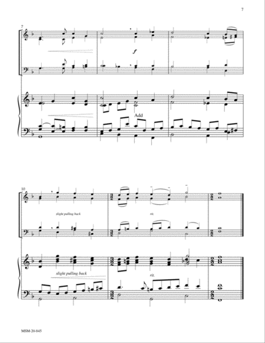All My Hope on God is Founded (Michael) Choir scores gallery preview page 4