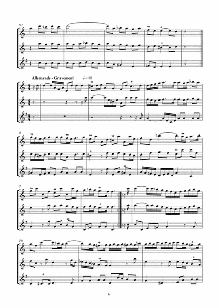 Trio in D minor arr. two oboes and english horn/oboe image number null