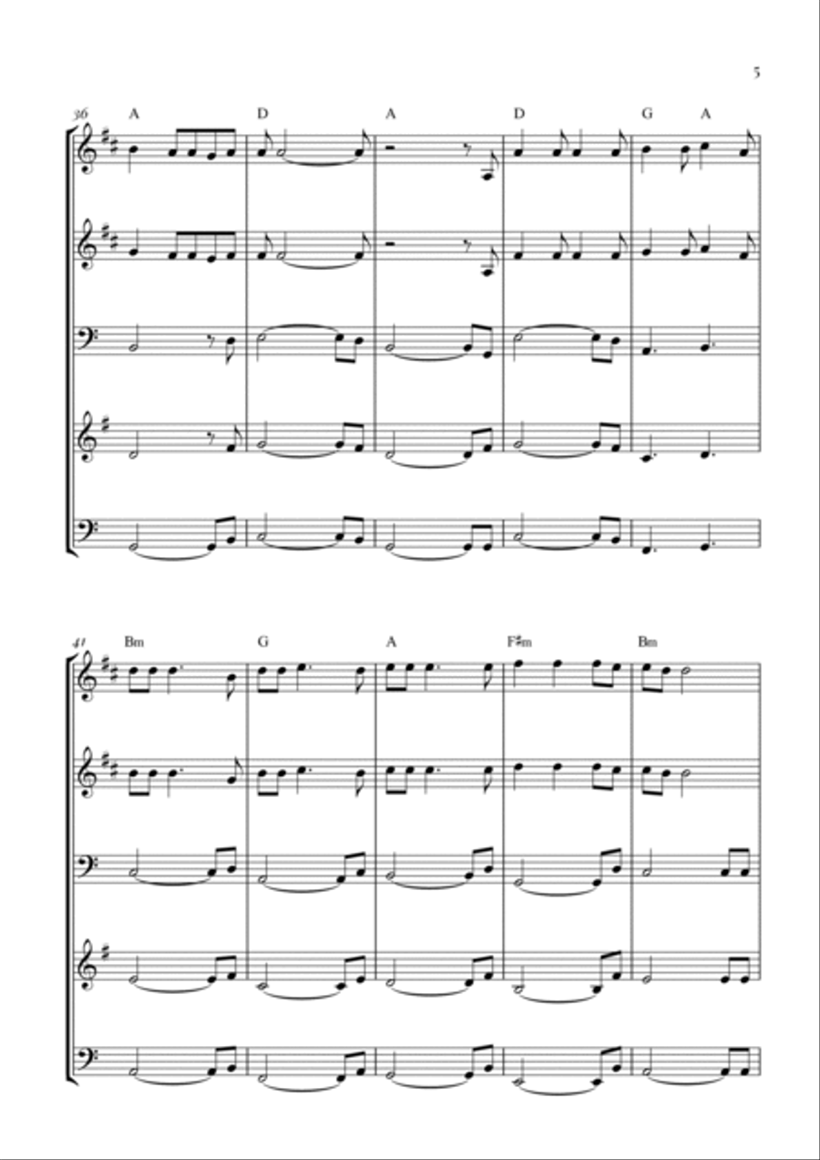 Hallelujah Horn scores gallery preview page 5