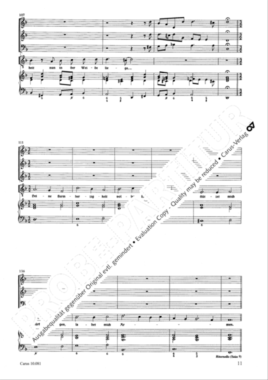 Ich will singen von der Gnade 4-Part scores gallery preview page 14