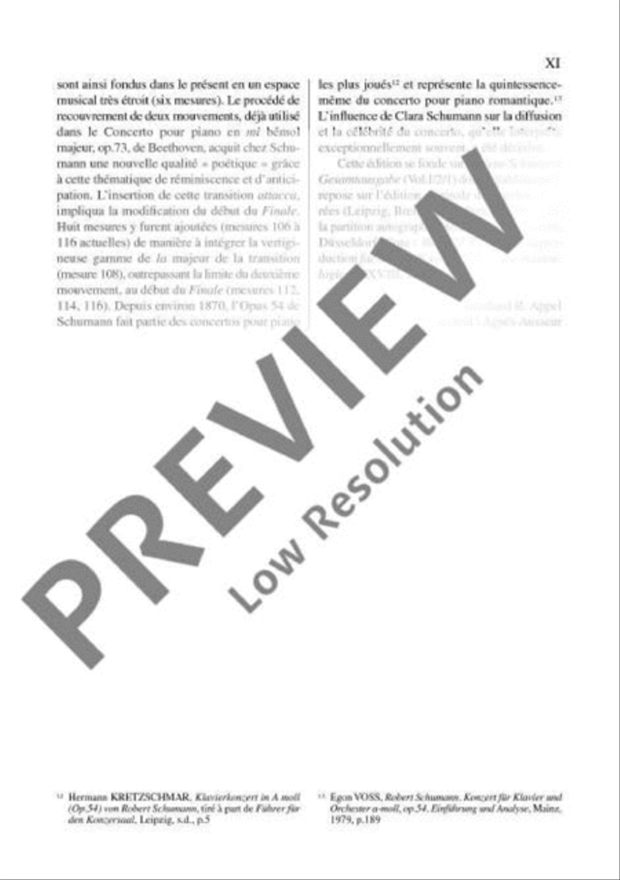 Piano Concerto A minor Orchestra scores gallery preview page 12