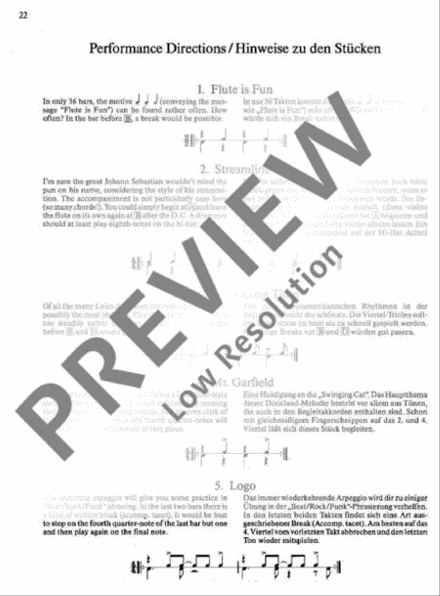 Flute Fun Flute Solo scores gallery preview page 21