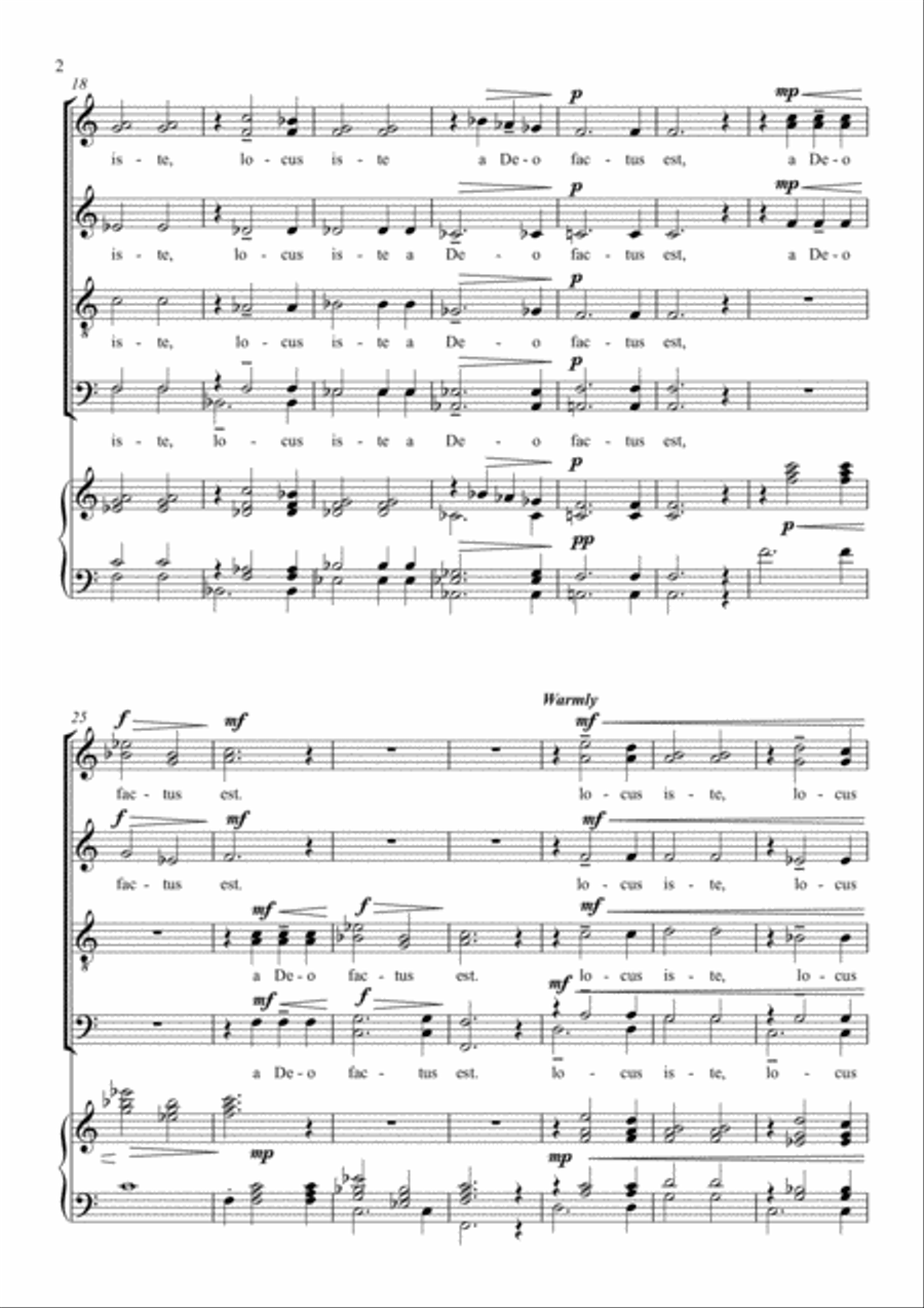 Locus Iste 4-Part scores gallery preview page 2