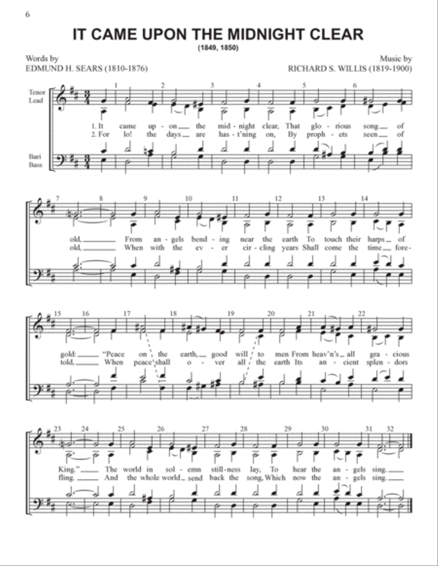 Yuletide Favorites (Volume I) 4-Part scores gallery preview page 6