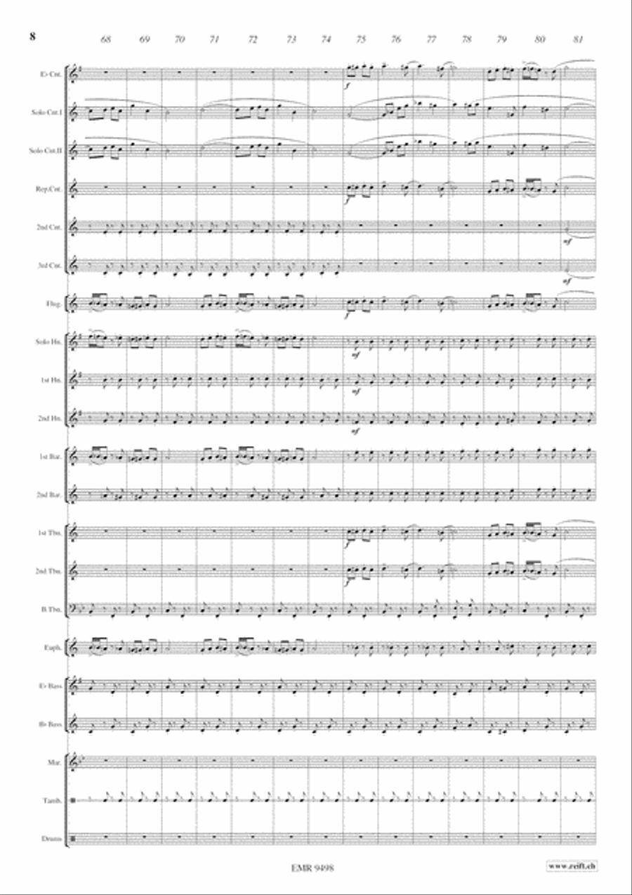 Otto e Mezzo Brass Band scores gallery preview page 9