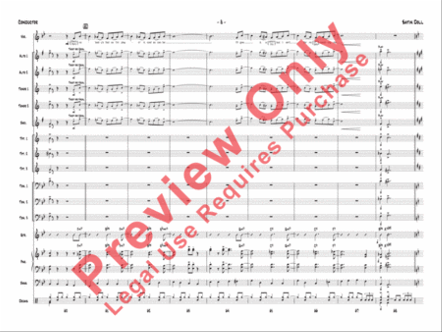 Satin Doll (score only) Satin Doll (score only) Jazz Ensemble scores gallery preview page 11