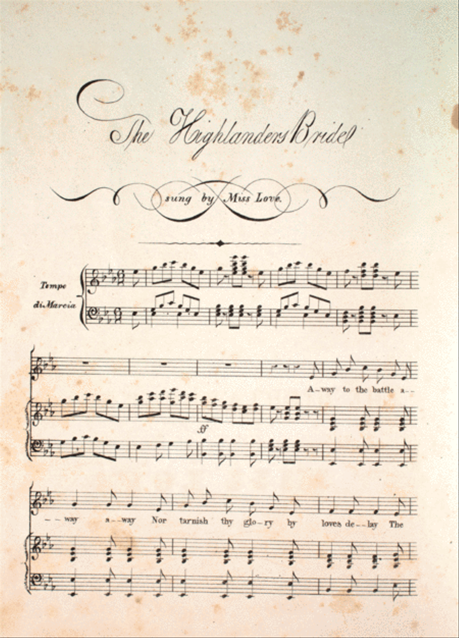 The Highlander's Bride Voice scores gallery preview page 2
