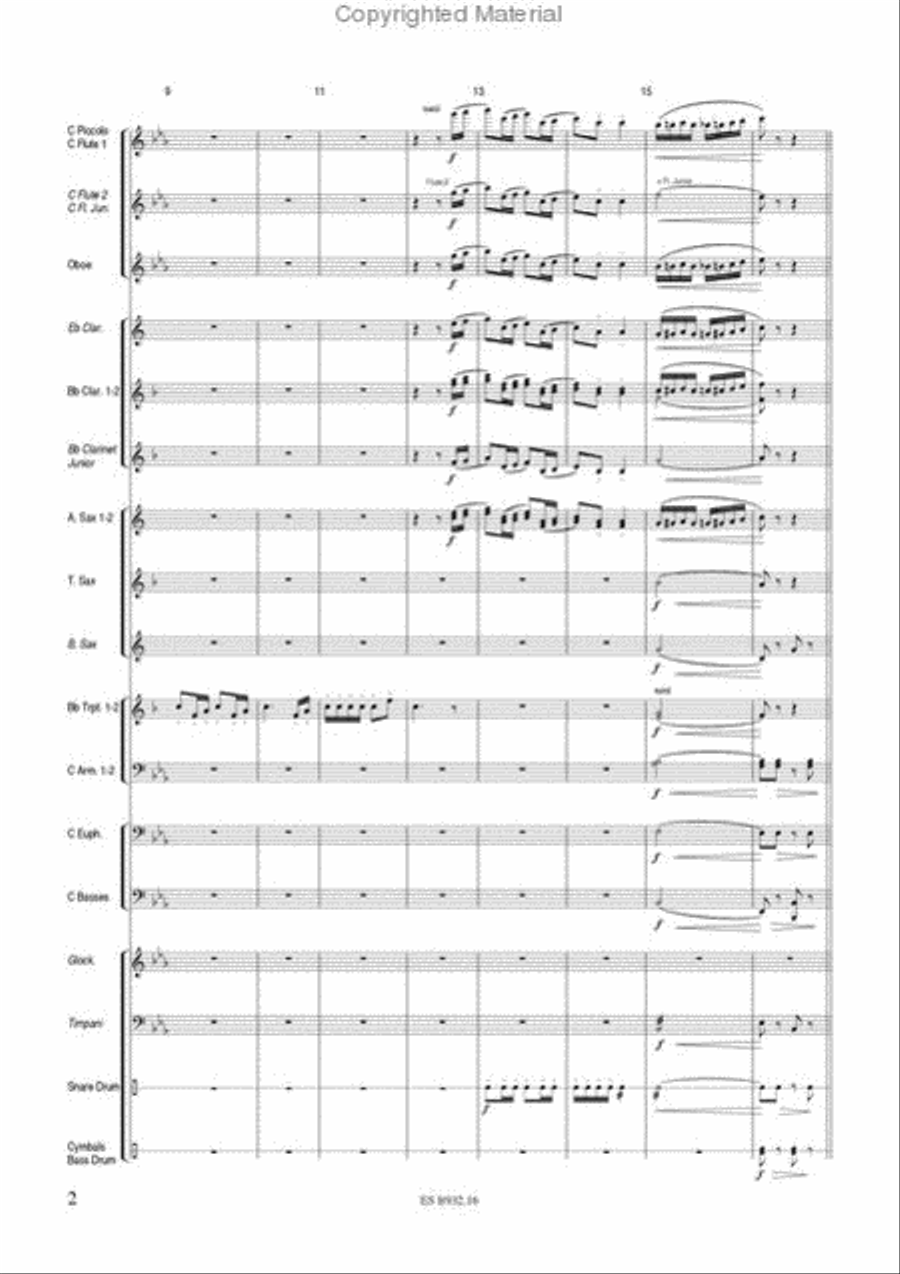Florentiner March Concert Band scores gallery preview page 4