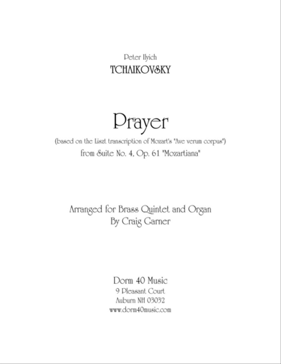 Prayer (Based on 
