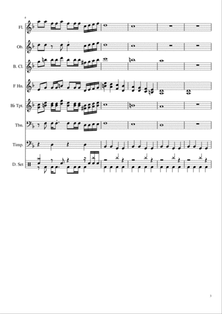 The Fort Wayne Line The Fort Wayne Line Large Ensemble scores gallery preview page 3
