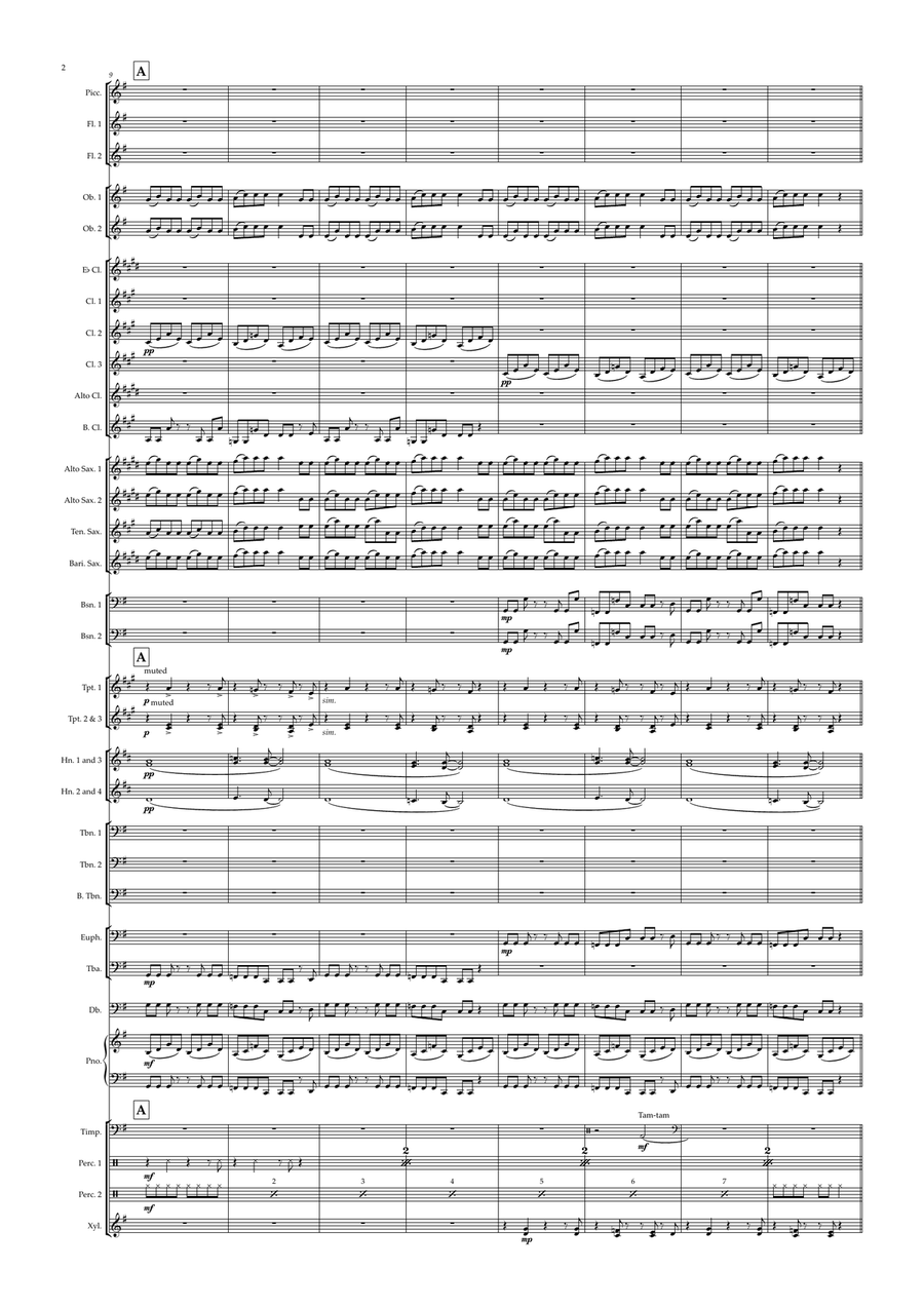 Orinoco Flow Concert Band scores gallery preview page 2