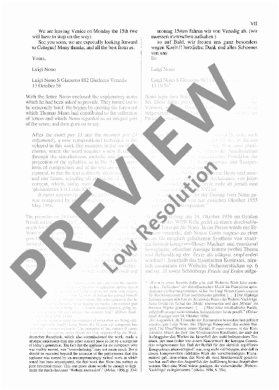 Il canto sospeso SSAATTBB scores gallery preview page 8
