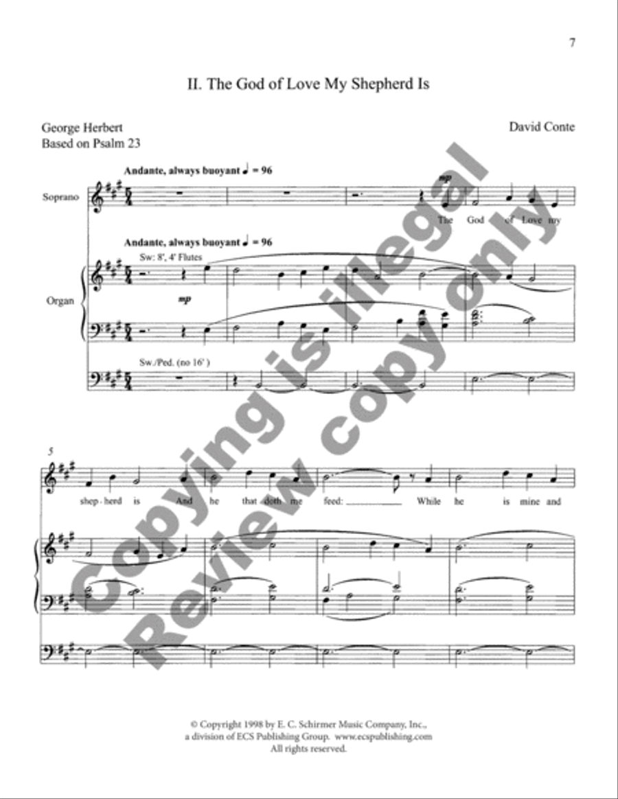 Songs of Consolation High Voice scores gallery preview page 6