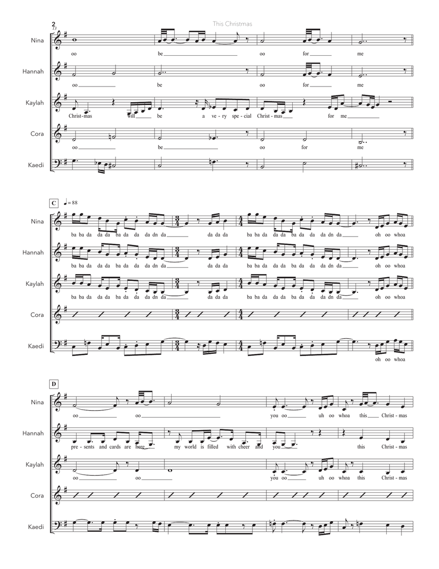This Christmas SSAA scores gallery preview page 2