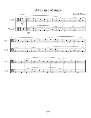 Away in a Manger (viola duet)