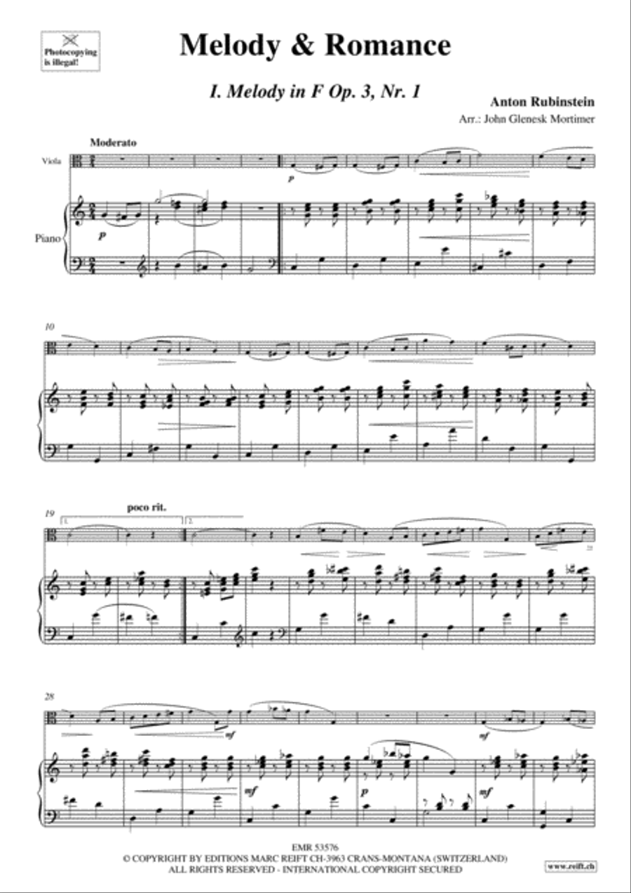 Melody & Romance Melody & Romance Piano Accompaniment scores gallery preview page 4