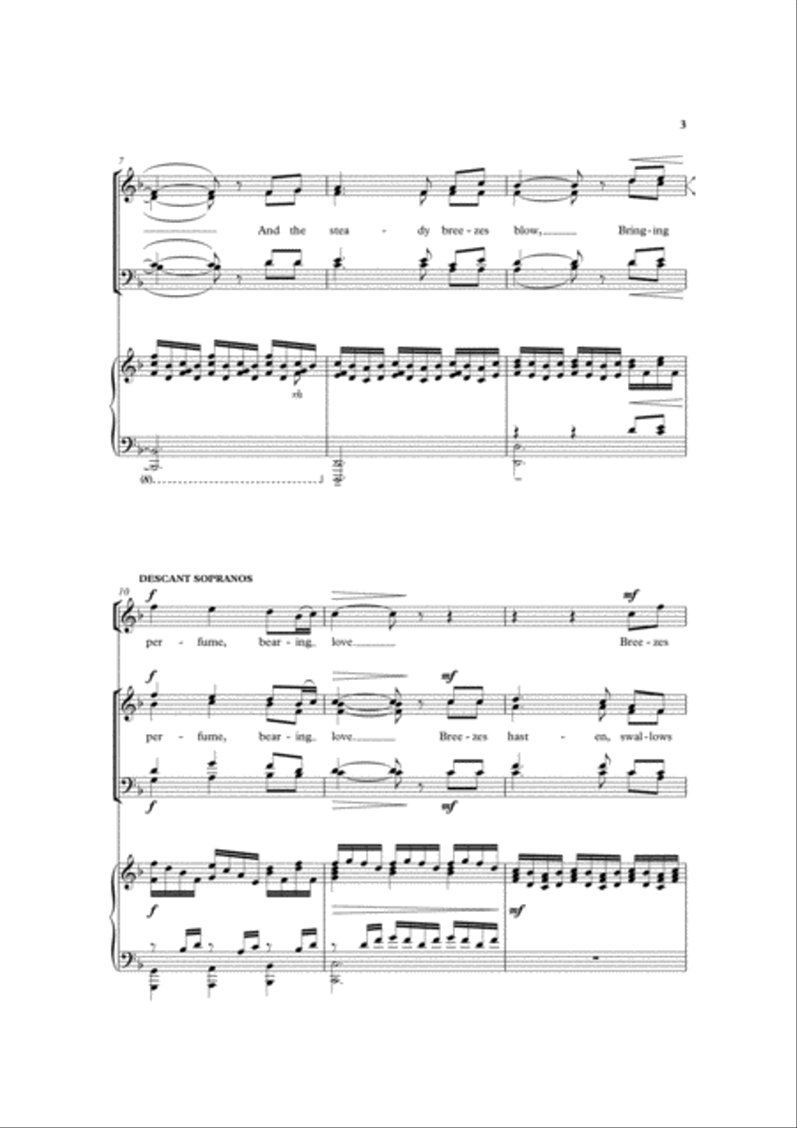 The Same Sun Shine 4-Part scores gallery preview page 3