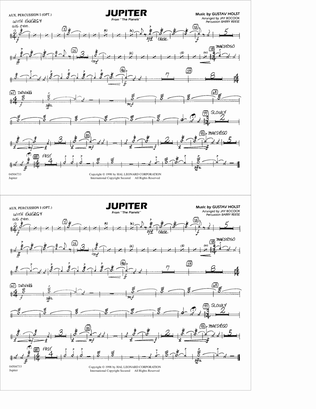 Jupiter (from "The Planets") - Aux. Percussion 1