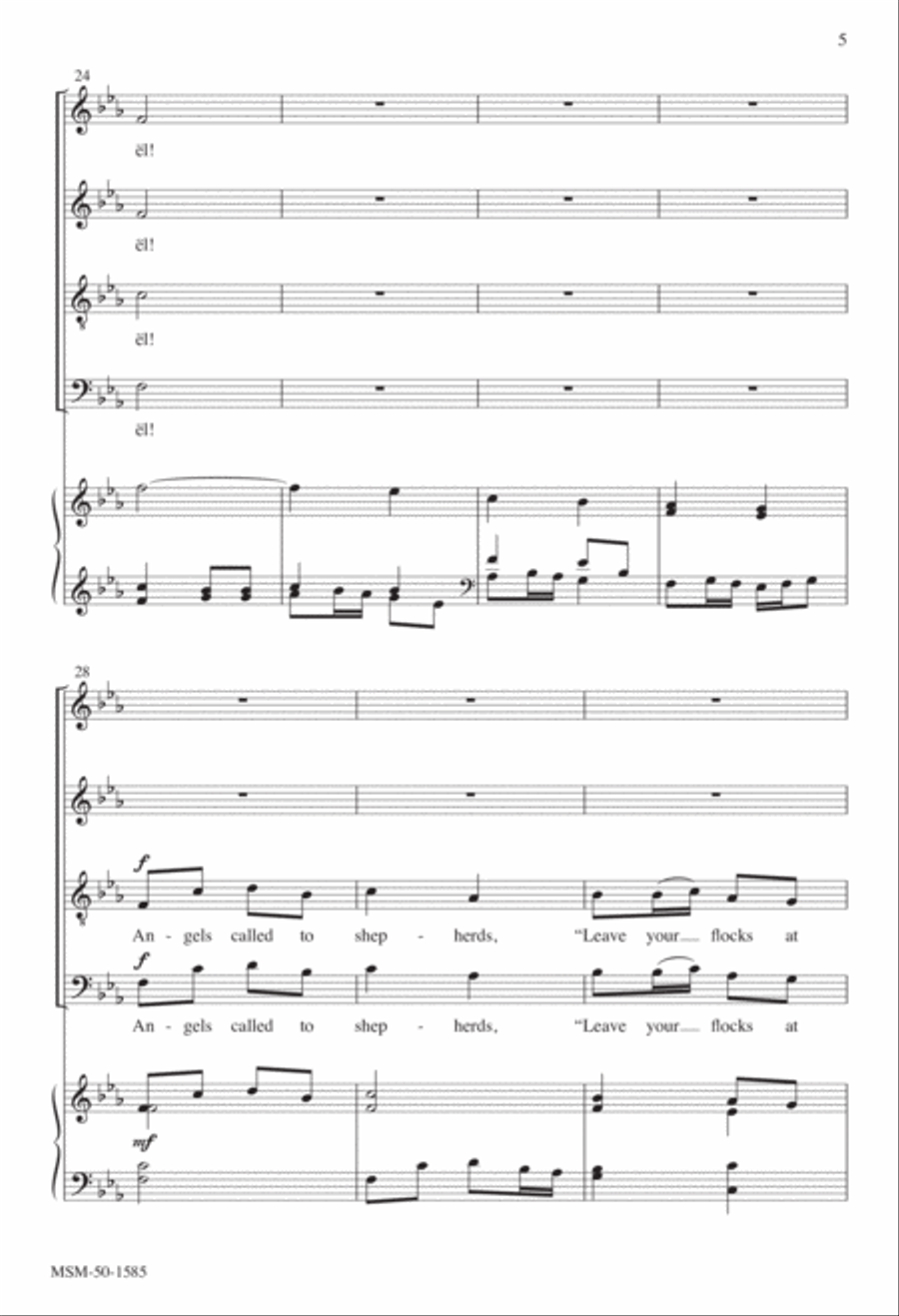 Sing We Now of Christmas 4-Part scores gallery preview page 5
