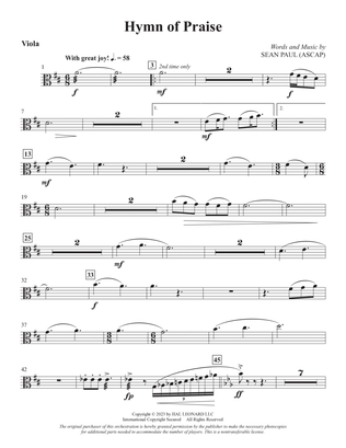 Hymn Of Praise - Viola