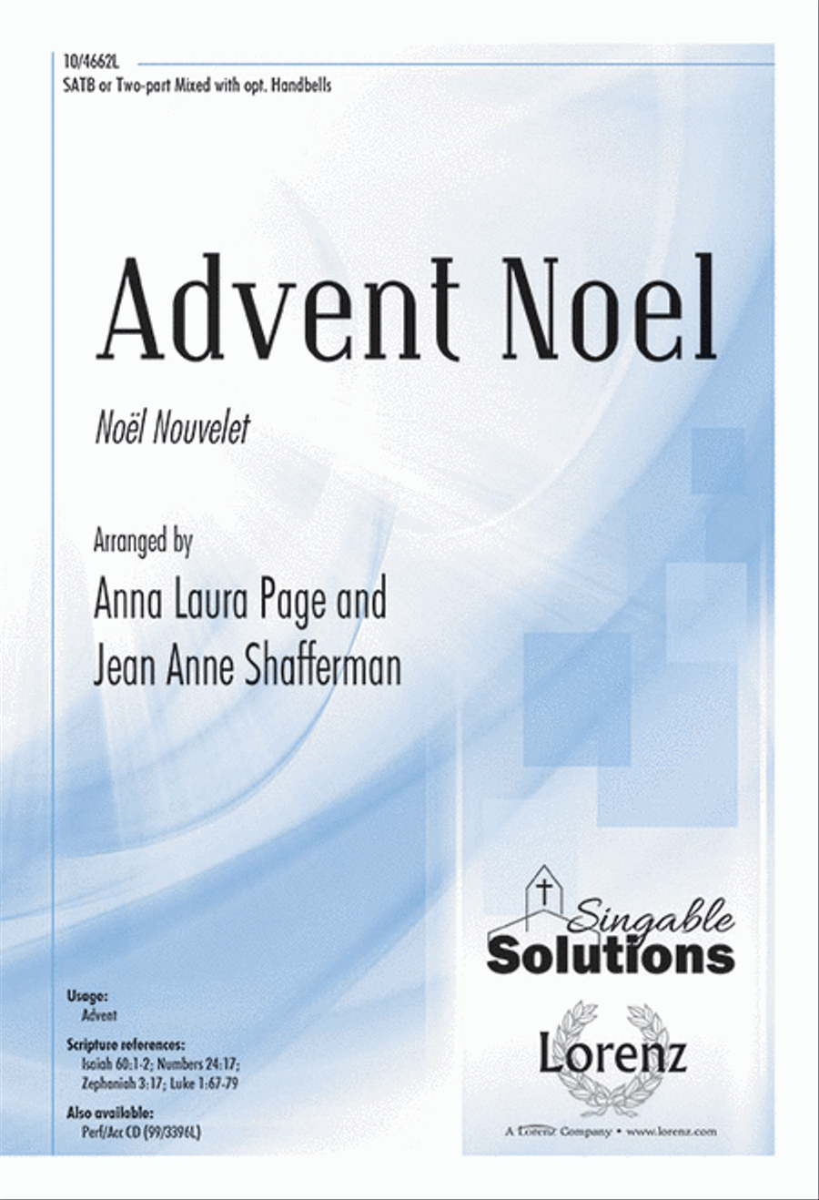 Advent Noel 4-Part scores gallery preview page 1