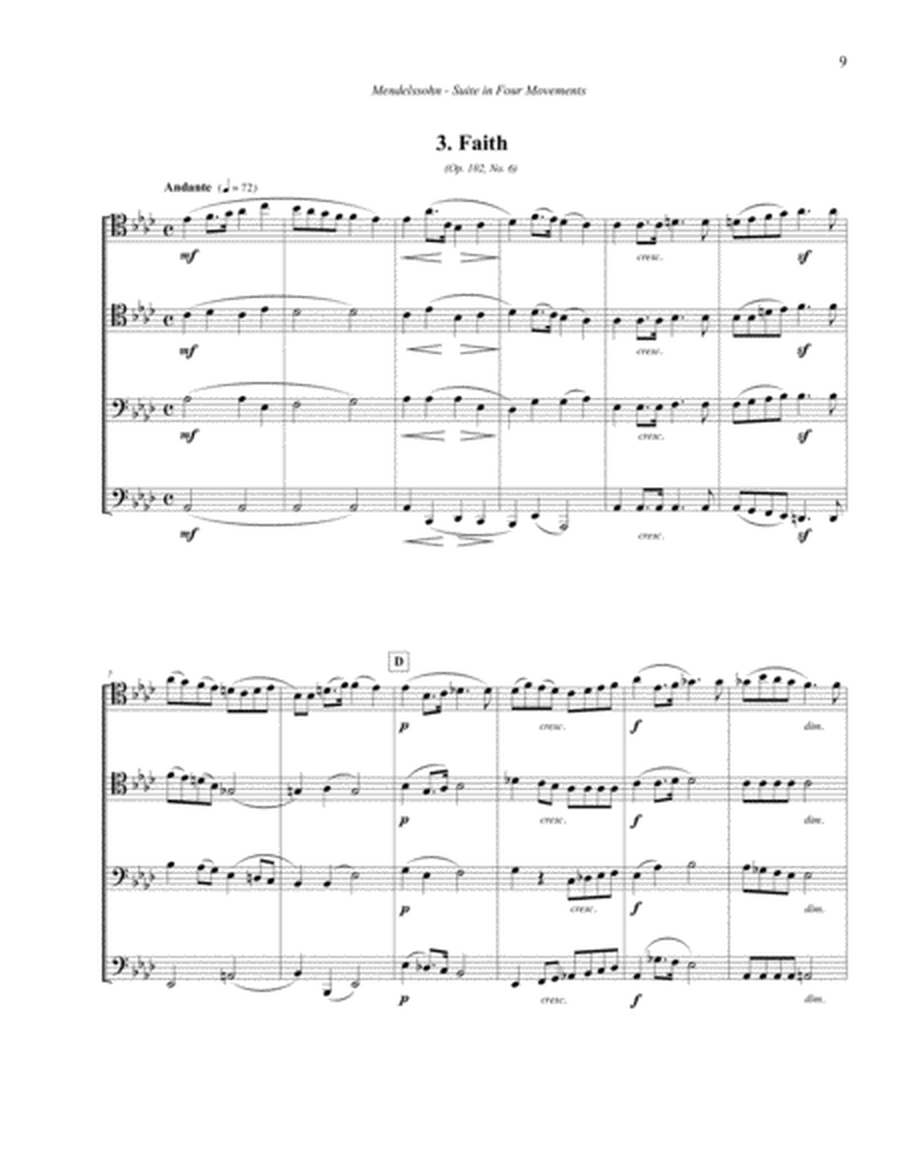 Suite in Four Movements for Trombone Quartet image number null