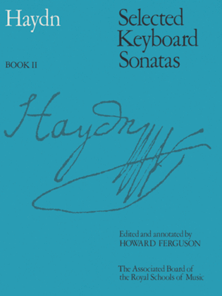 Book cover for Selected Keyboard Sonatas, Book II