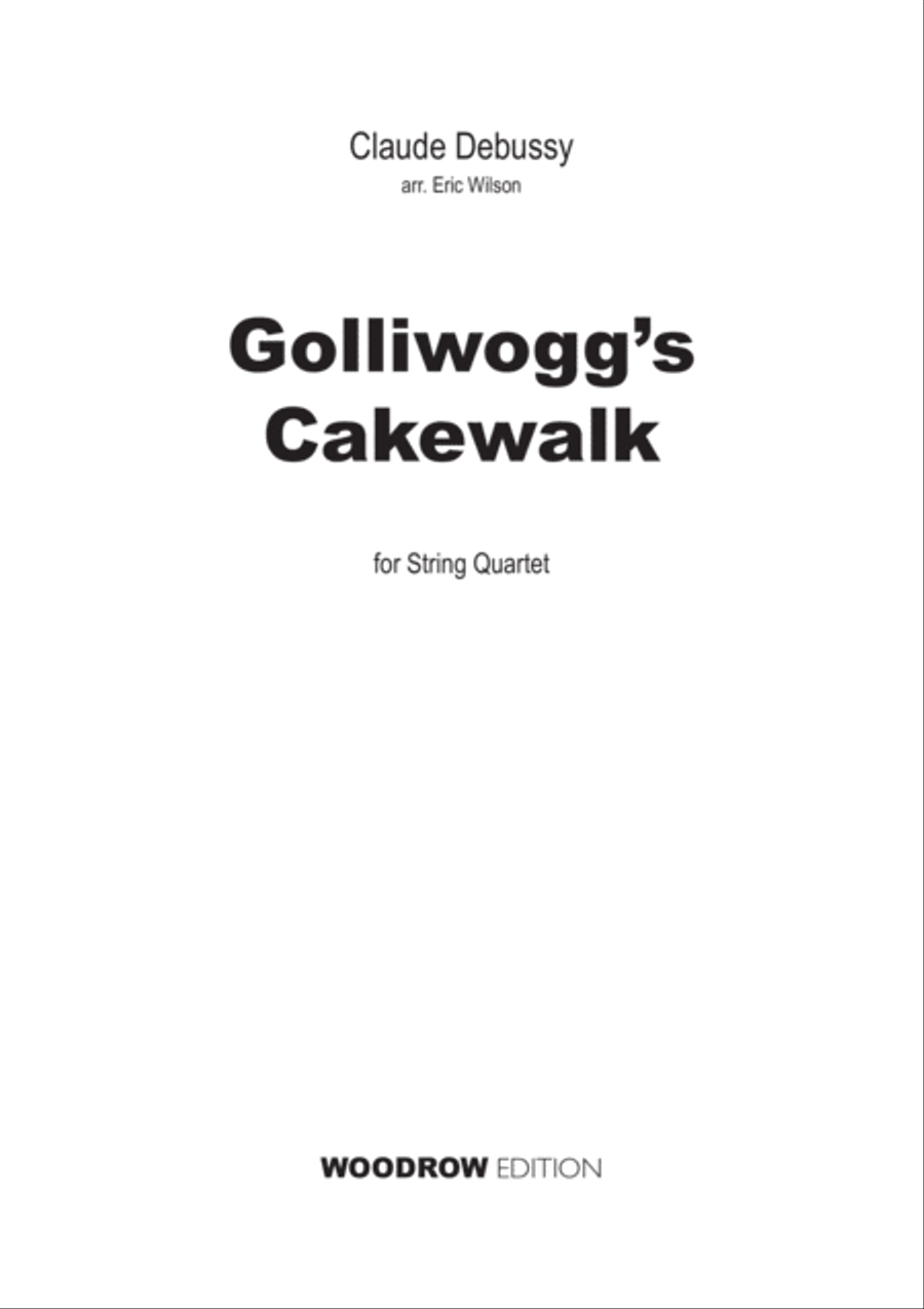 Golliwogg’s Cakewalk String Quartet scores gallery preview page 2