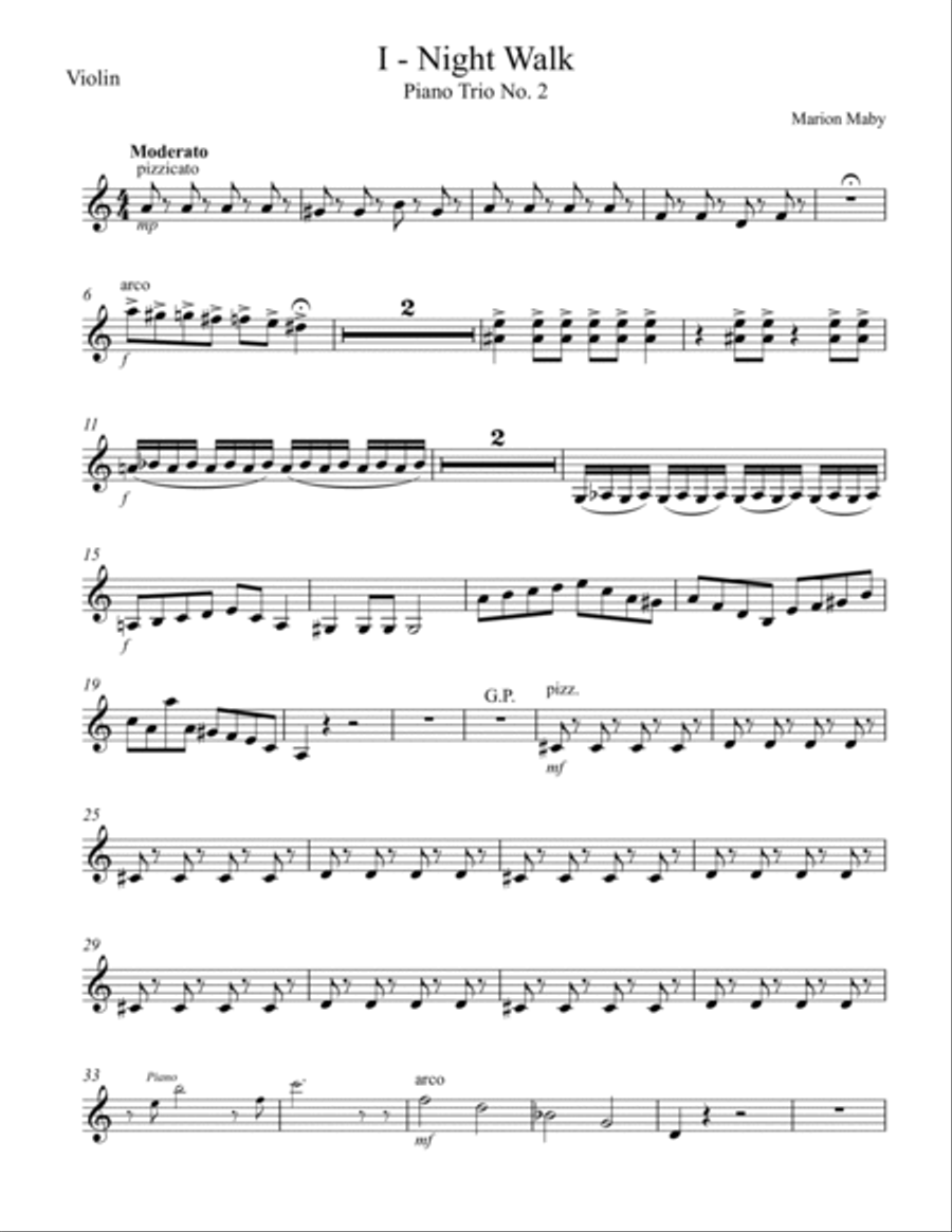 Piano Trio No. 2, 