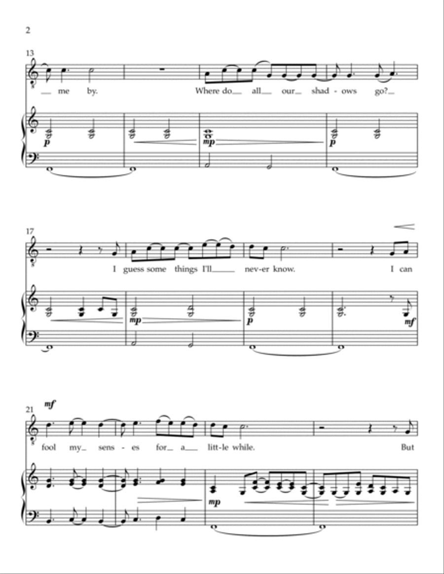 Some Things I'll Never Know Voice scores gallery preview page 2