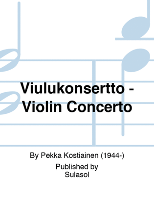 Viulukonsertto - Violin Concerto