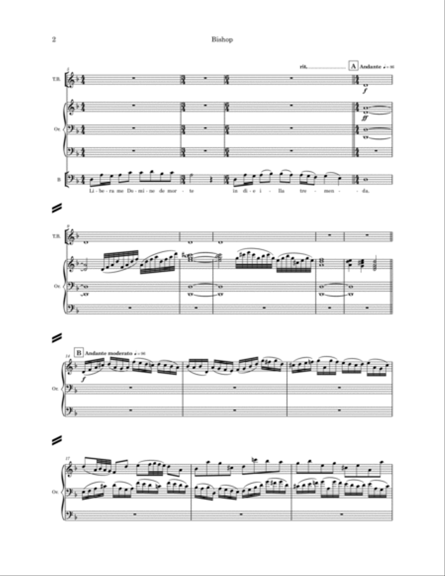 Chess Symphony, Movement IV. Bishop Full Orchestra scores gallery preview page 2