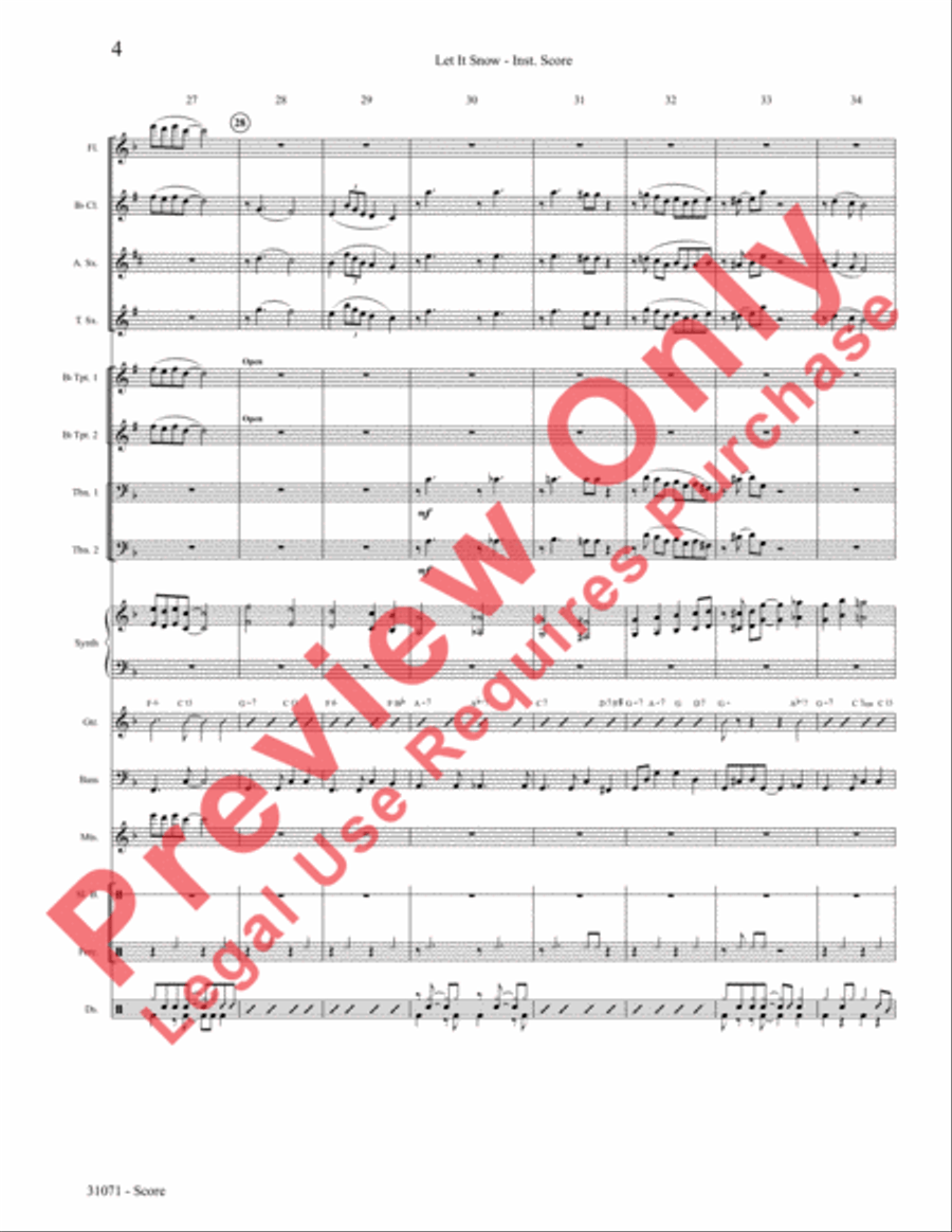 Let It Snow! Let It Snow! Let It Snow! Choir scores gallery preview page 5