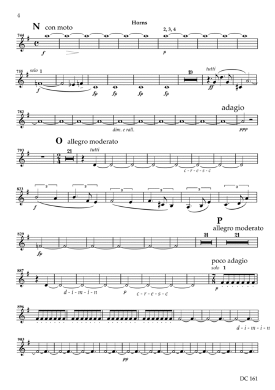 Vinlandsaga - a Nordic Symphony [brass, percussion and harp parts] Percussion Ensemble scores gallery preview page 4