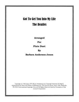Book cover for Got To Get You Into My Life
