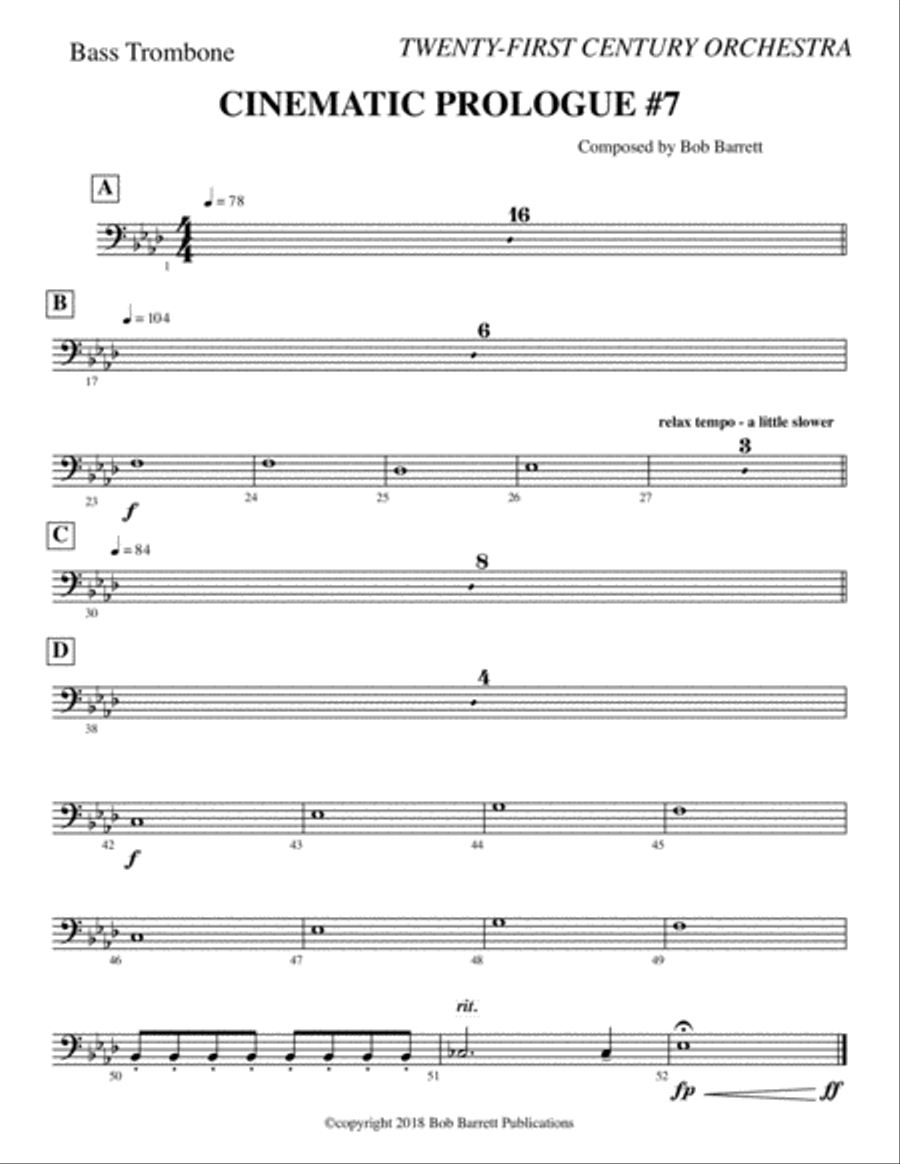 CINEMATIC PROLOGU #7 Full Orchestra scores gallery preview page 3
