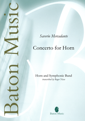 Book cover for Concerto for Horn