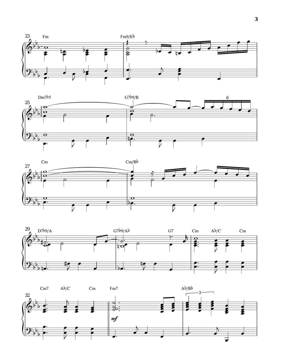 Oblivion Piano Solo scores gallery preview page 3