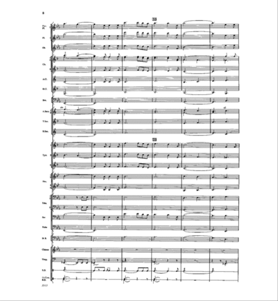 Fanfare and Ceremony Fanfare and Ceremony Concert Band scores gallery preview page 7