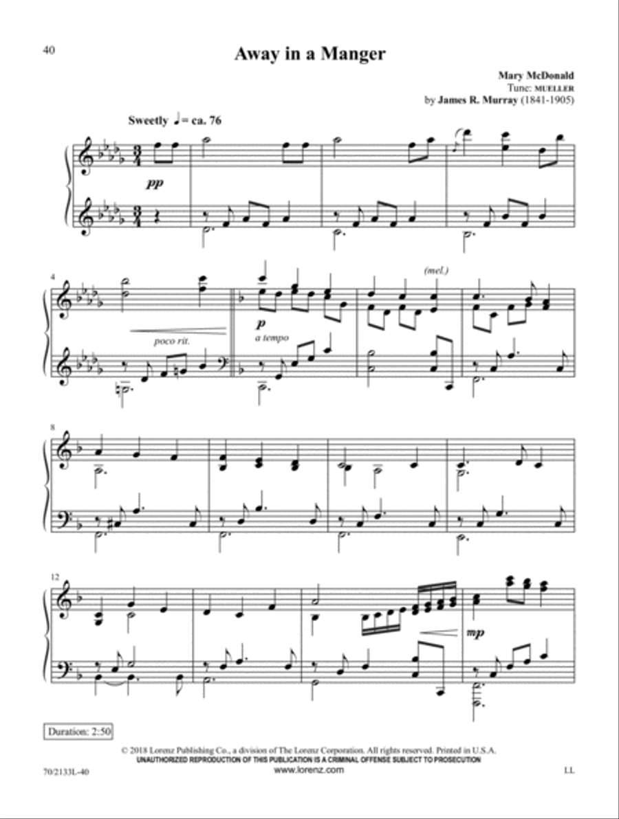 Christmas by Candlelight Piano Solo scores gallery preview page 11